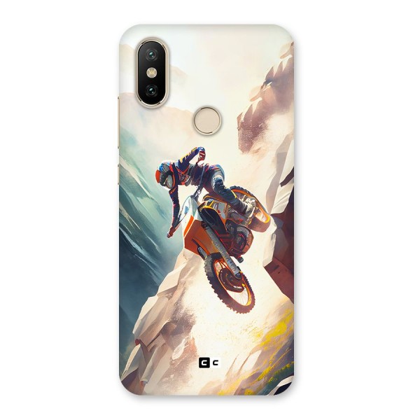 Mountain Biker Back Case for Mi A2