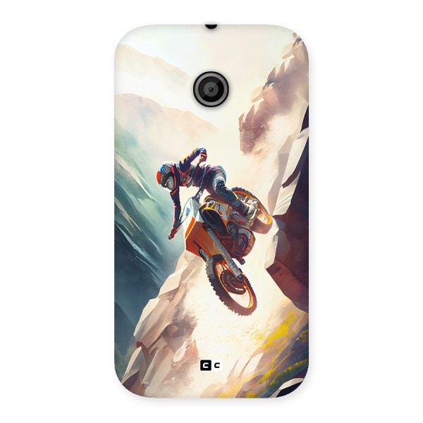 Mountain Biker Back Case for Moto E