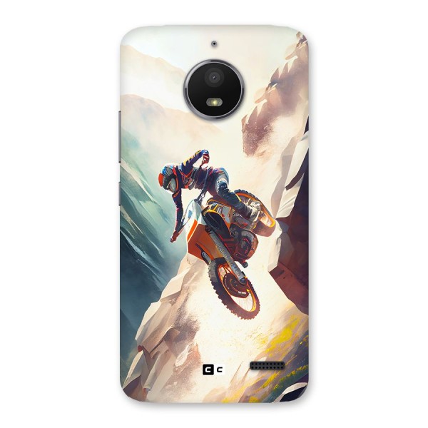 Mountain Biker Back Case for Moto E4