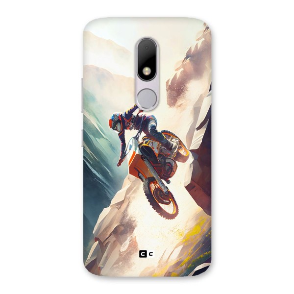 Mountain Biker Back Case for Moto M