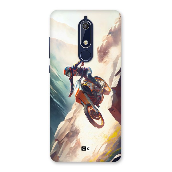 Mountain Biker Back Case for Nokia 5.1