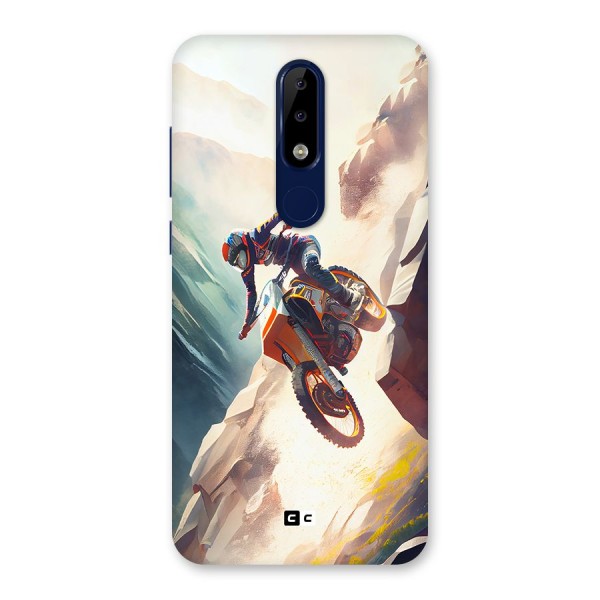 Mountain Biker Back Case for Nokia 5.1 Plus