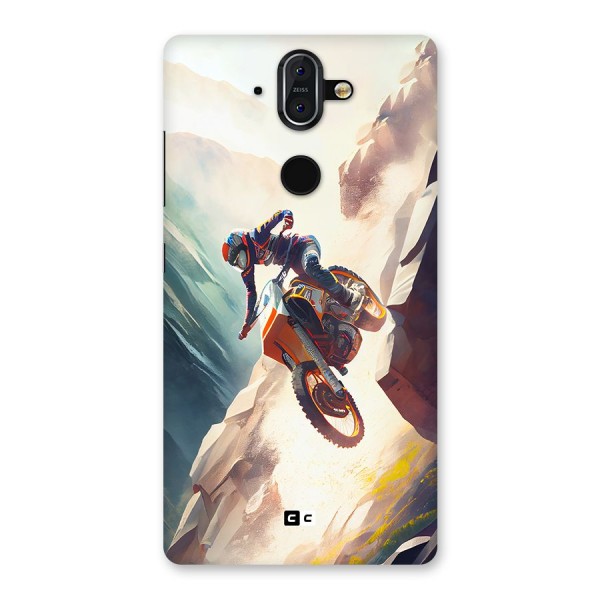 Mountain Biker Back Case for Nokia 8 Sirocco