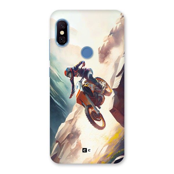 Mountain Biker Back Case for Redmi Note 6 Pro