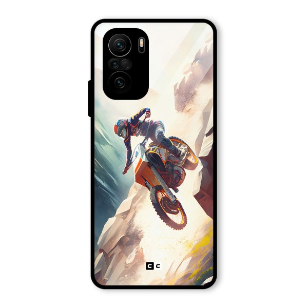 Mountain Biker Glass Back Case for Mi 11x