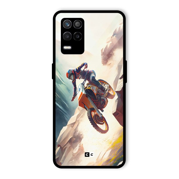 Mountain Biker Glass Back Case for Realme 9 5G