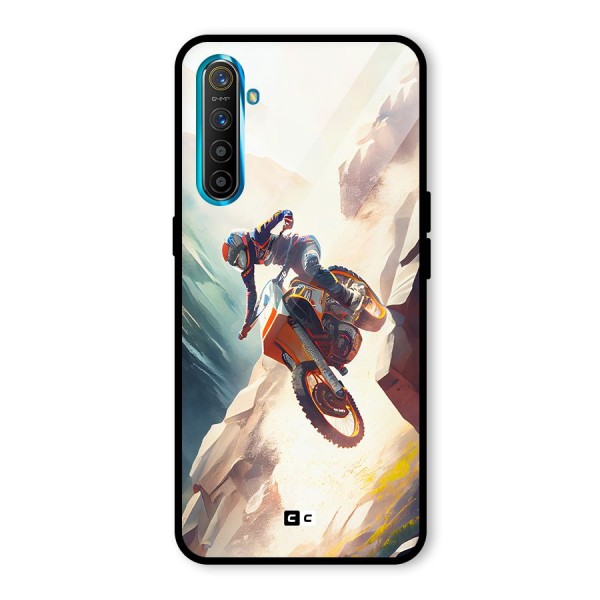 Mountain Biker Glass Back Case for Realme X2