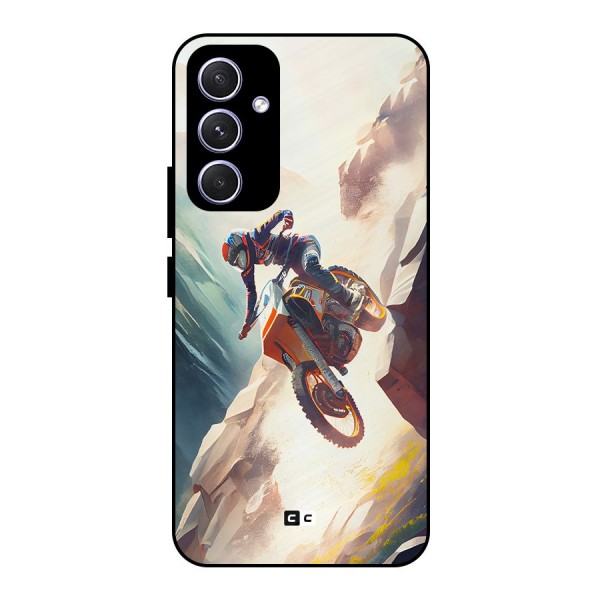 Mountain Biker Metal Back Case for Galaxy A54