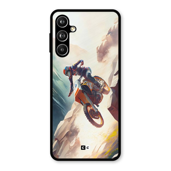 Mountain Biker Metal Back Case for Galaxy F54