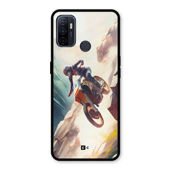 Mountain Biker Metal Back Case for Oppo A53