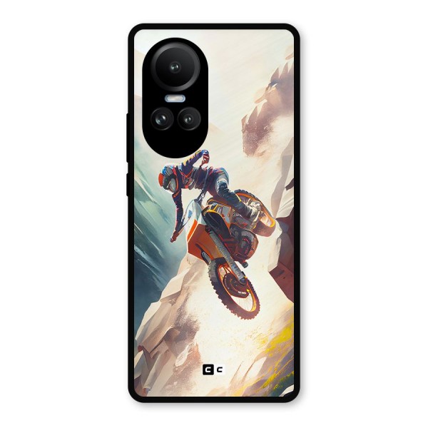 Mountain Biker Metal Back Case for Oppo Reno10