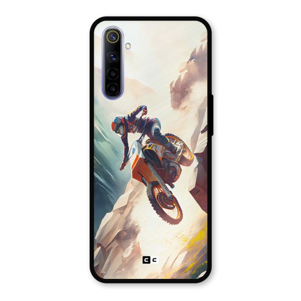 Mountain Biker Metal Back Case for Realme 6