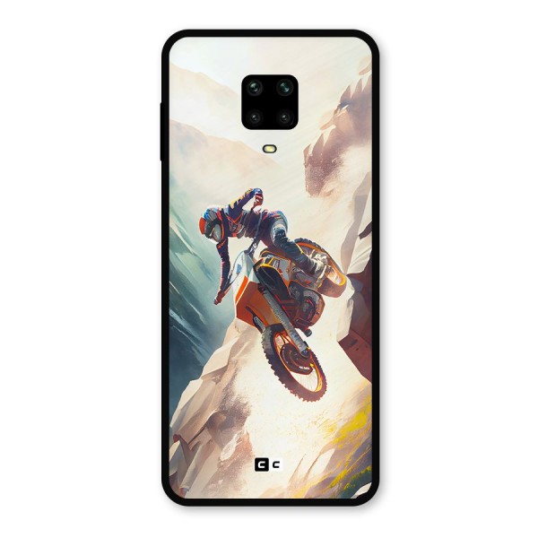 Mountain Biker Metal Back Case for Redmi Note 10 Lite