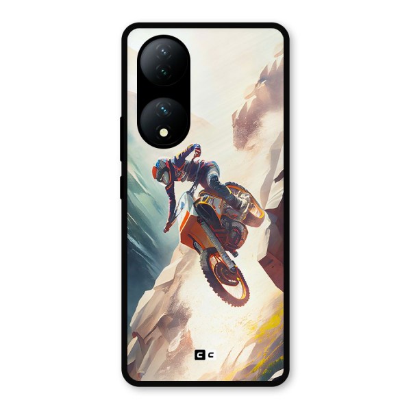 Mountain Biker Metal Back Case for Vivo Y100a