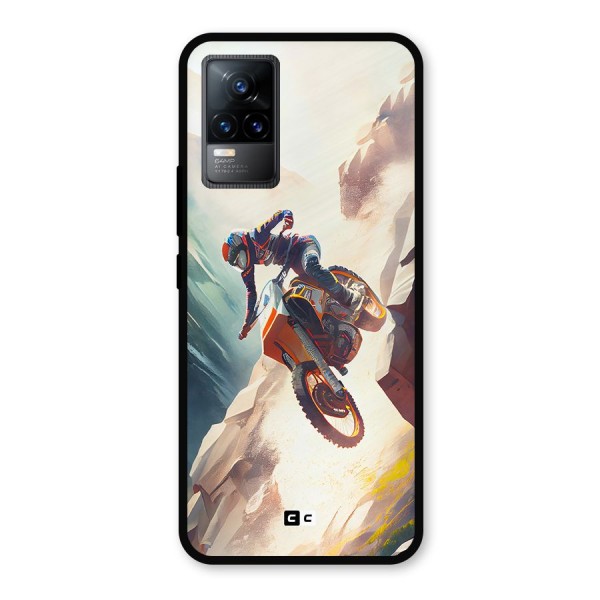 Mountain Biker Metal Back Case for Vivo Y73