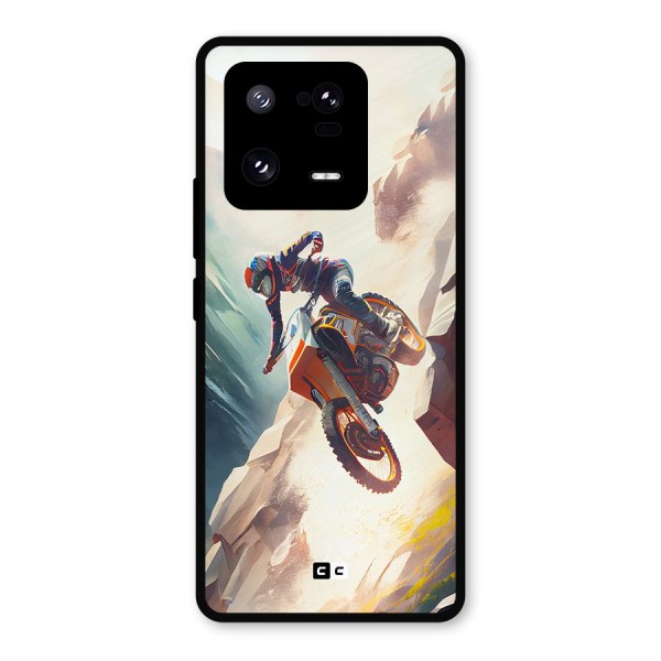 Mountain Biker Metal Back Case for Xiaomi 13 Pro