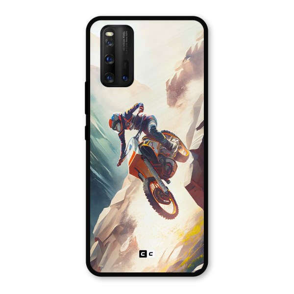 Mountain Biker Metal Back Case for iQOO 3