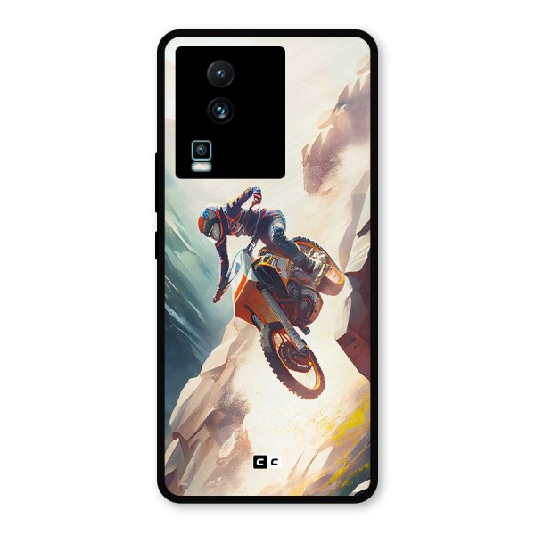 Mountain Biker Metal Back Case for iQOO Neo 7 Pro