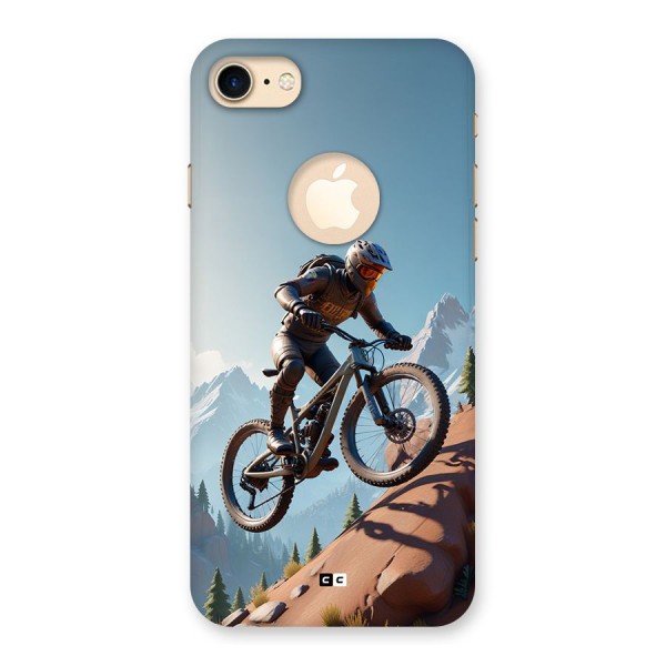 Mountain Rider Back Case for iPhone 8 Logo Cut