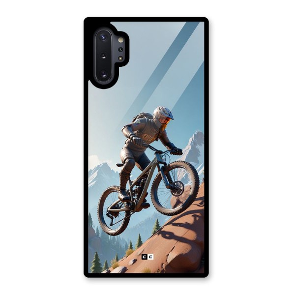 Mountain Rider Glass Back Case for Galaxy Note 10 Plus