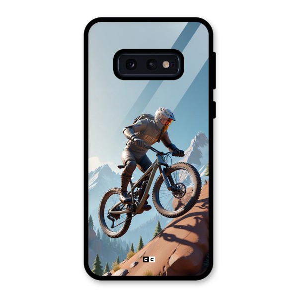 Mountain Rider Glass Back Case for Galaxy S10e