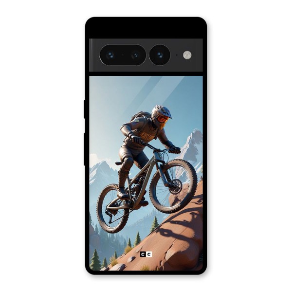 Mountain Rider Glass Back Case for Google Pixel 7 Pro