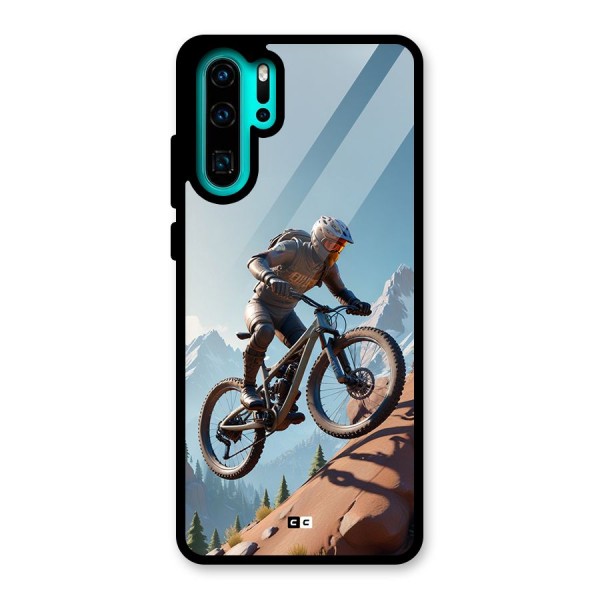 Mountain Rider Glass Back Case for Huawei P30 Pro