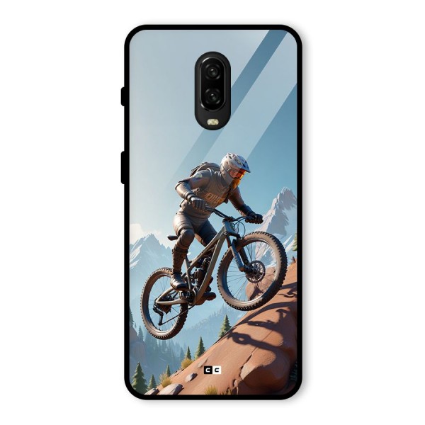 Mountain Rider Glass Back Case for OnePlus 6T