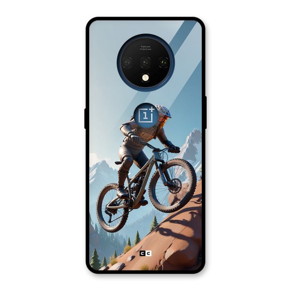 Mountain Rider Glass Back Case for OnePlus 7T