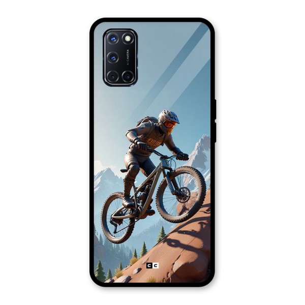 Mountain Rider Glass Back Case for Oppo A52