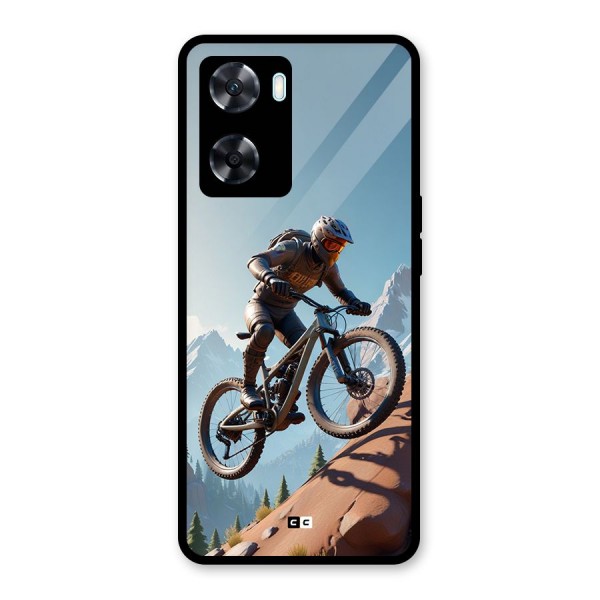 Mountain Rider Glass Back Case for Oppo A77