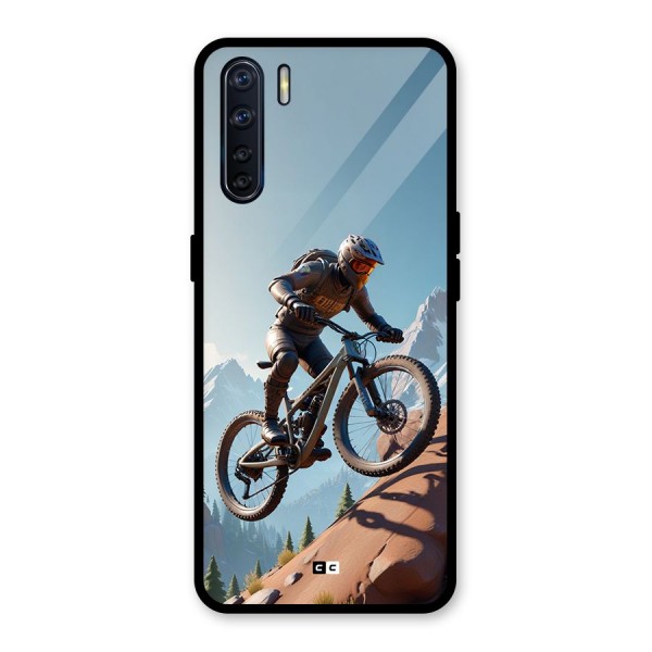 Mountain Rider Glass Back Case for Oppo F15