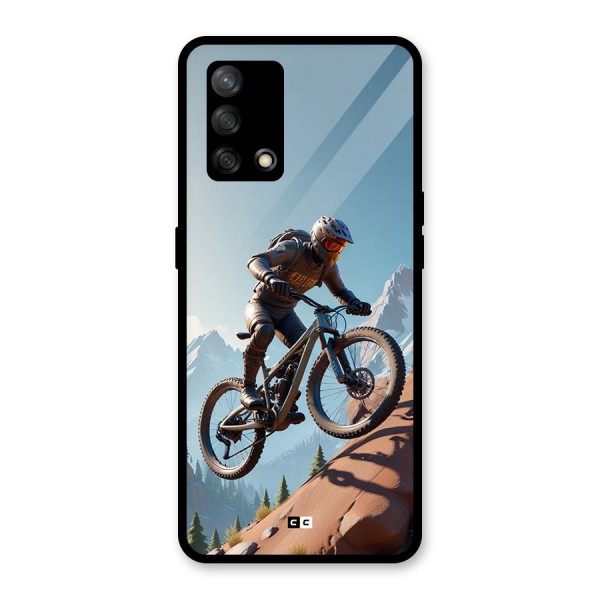 Mountain Rider Glass Back Case for Oppo F19