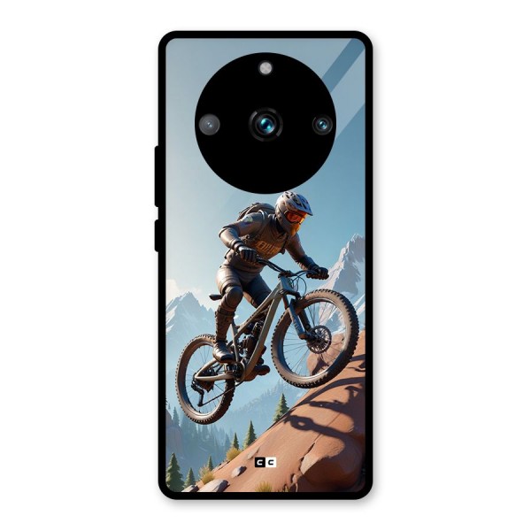 Mountain Rider Glass Back Case for Realme 11 Pro