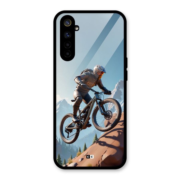 Mountain Rider Glass Back Case for Realme 6