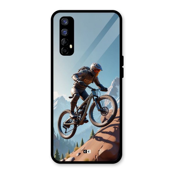 Mountain Rider Glass Back Case for Realme 7