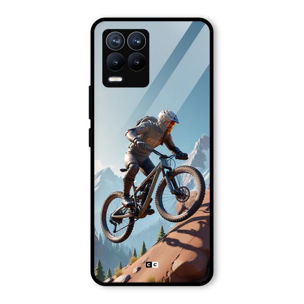 Mountain Rider Glass Back Case for Realme 8 Pro