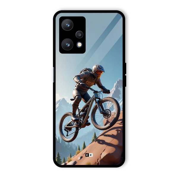 Mountain Rider Glass Back Case for Realme 9 Pro 5G