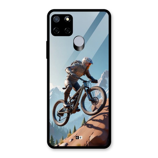 Mountain Rider Glass Back Case for Realme Narzo 20