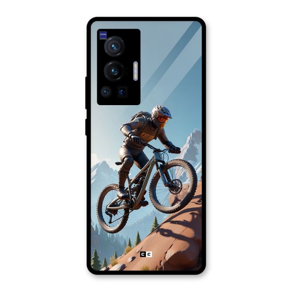 Mountain Rider Glass Back Case for Vivo X70 Pro