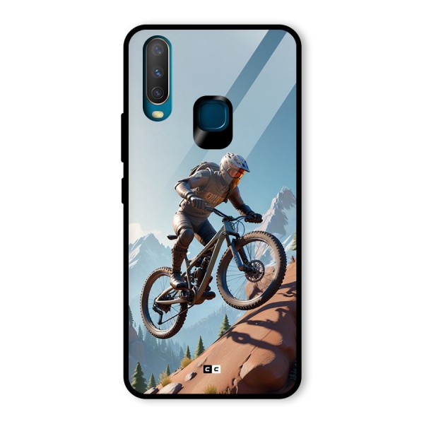 Mountain Rider Glass Back Case for Vivo Y12