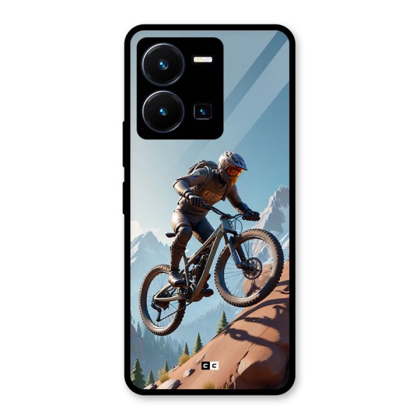 Mountain Rider Glass Back Case for Vivo Y35