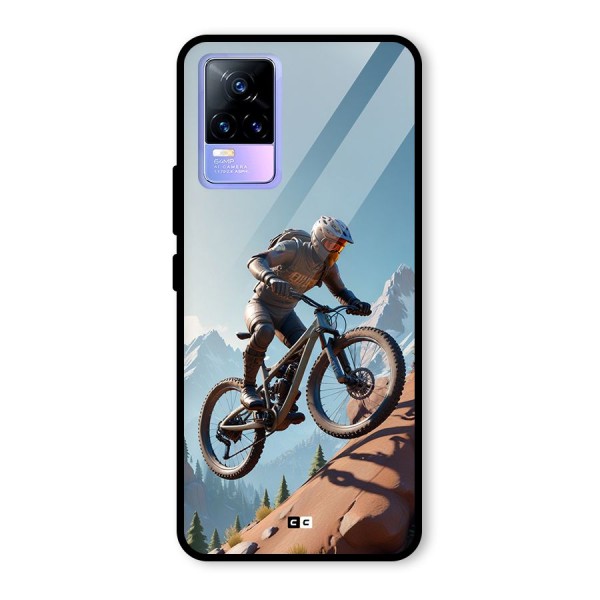 Mountain Rider Glass Back Case for Vivo Y73