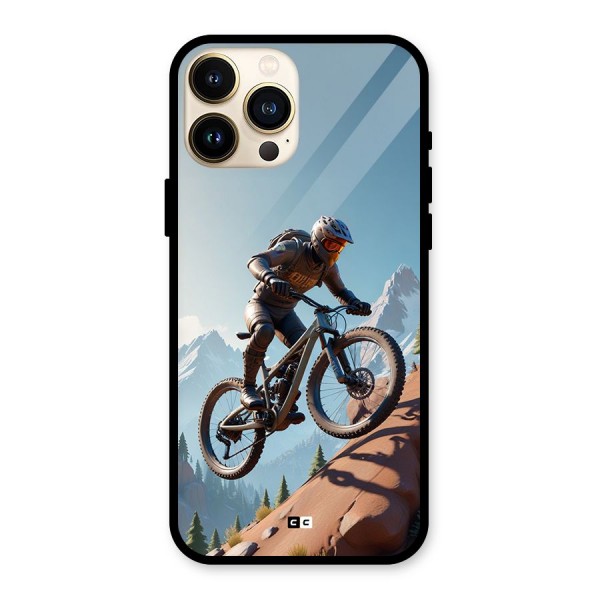 Mountain Rider Glass Back Case for iPhone 13 Pro Max