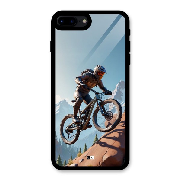 Mountain Rider Glass Back Case for iPhone 7 Plus