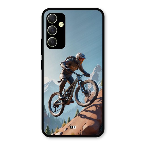 Mountain Rider Metal Back Case for Galaxy A34