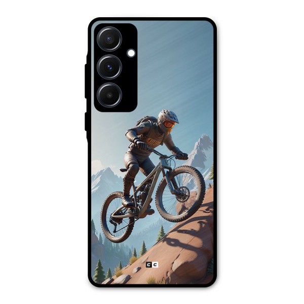 Mountain Rider Metal Back Case for Galaxy A55