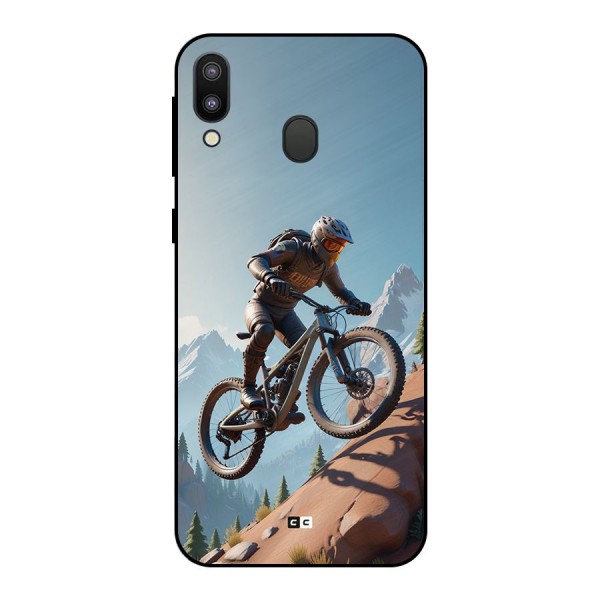 Mountain Rider Metal Back Case for Galaxy M20