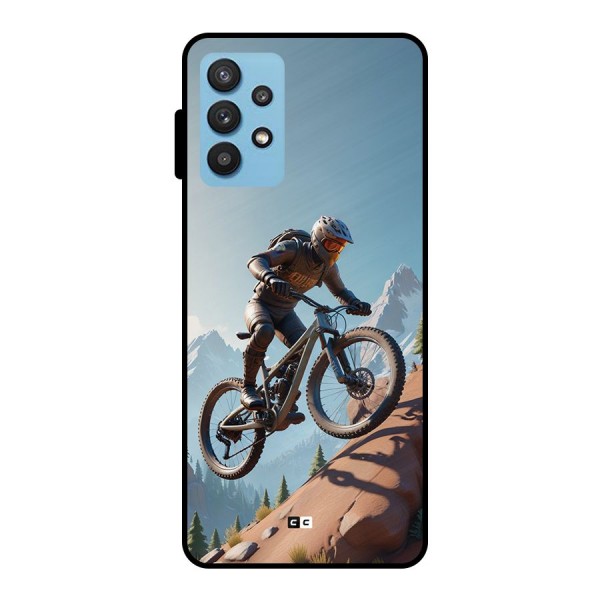 Mountain Rider Metal Back Case for Galaxy M32 5G