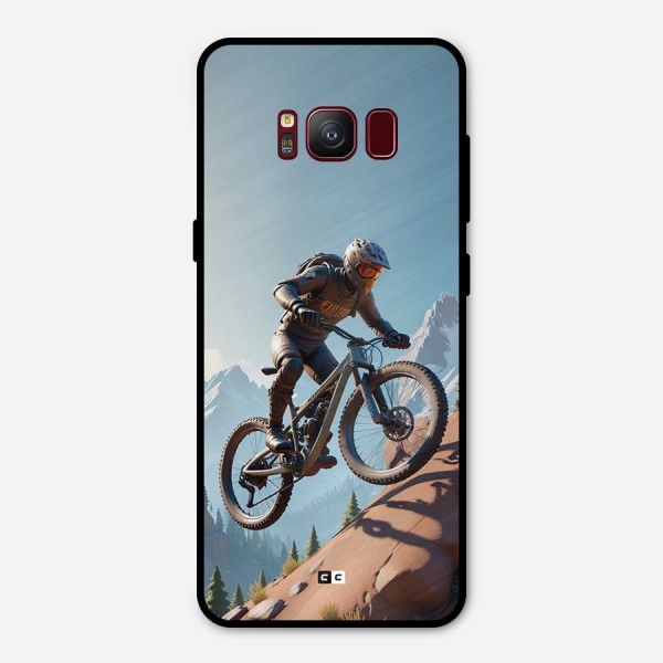 Mountain Rider Metal Back Case for Galaxy S8